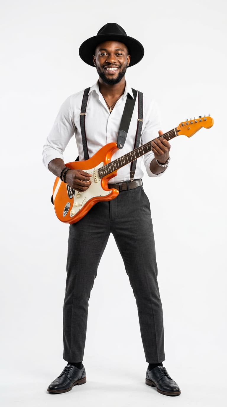 Man with guitar